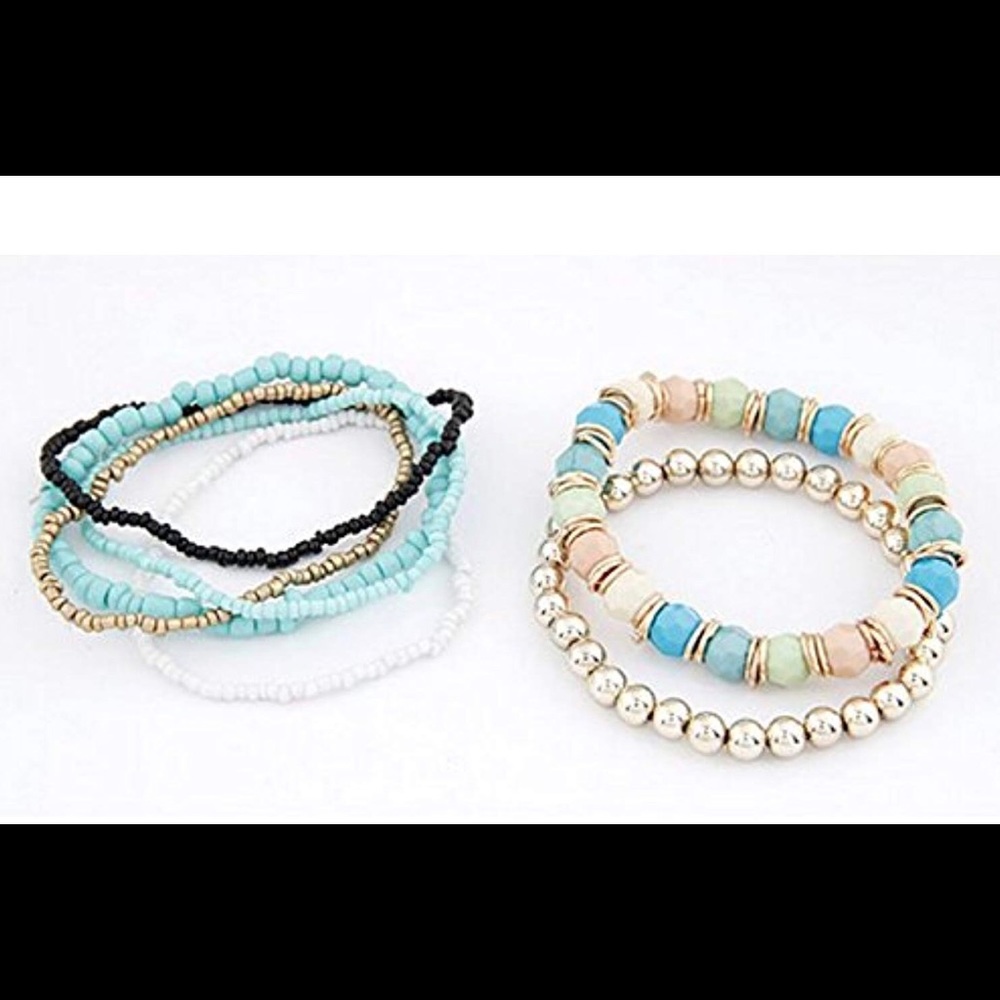 ๐Sold out ๐Seven layered beadS bracelet - Picture 5 of 6